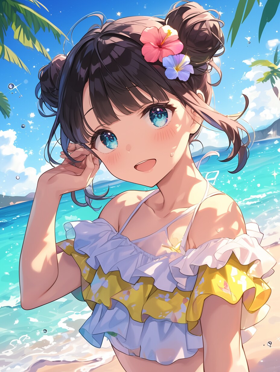 おだんごちゃん🍡✨の夏18 | の人気AIイラスト・グラビア