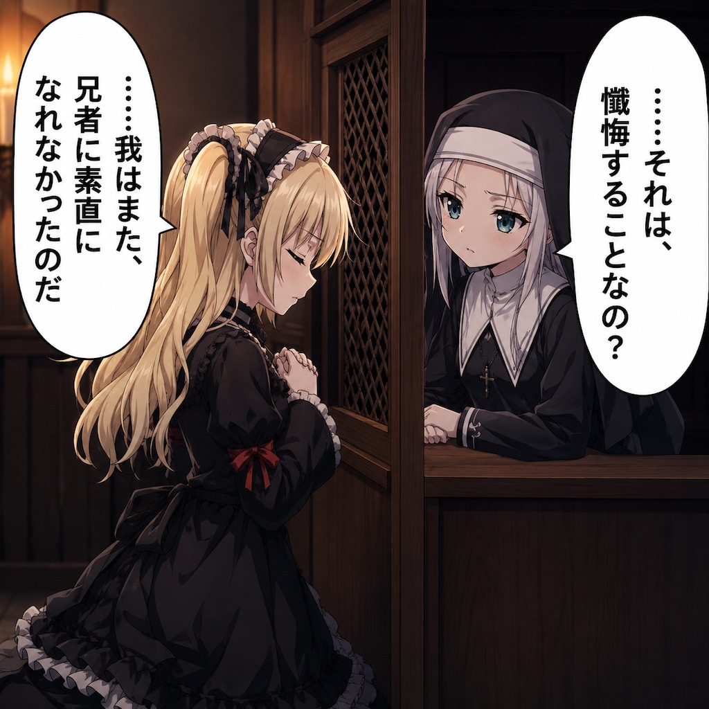 黒い妹達の懺悔