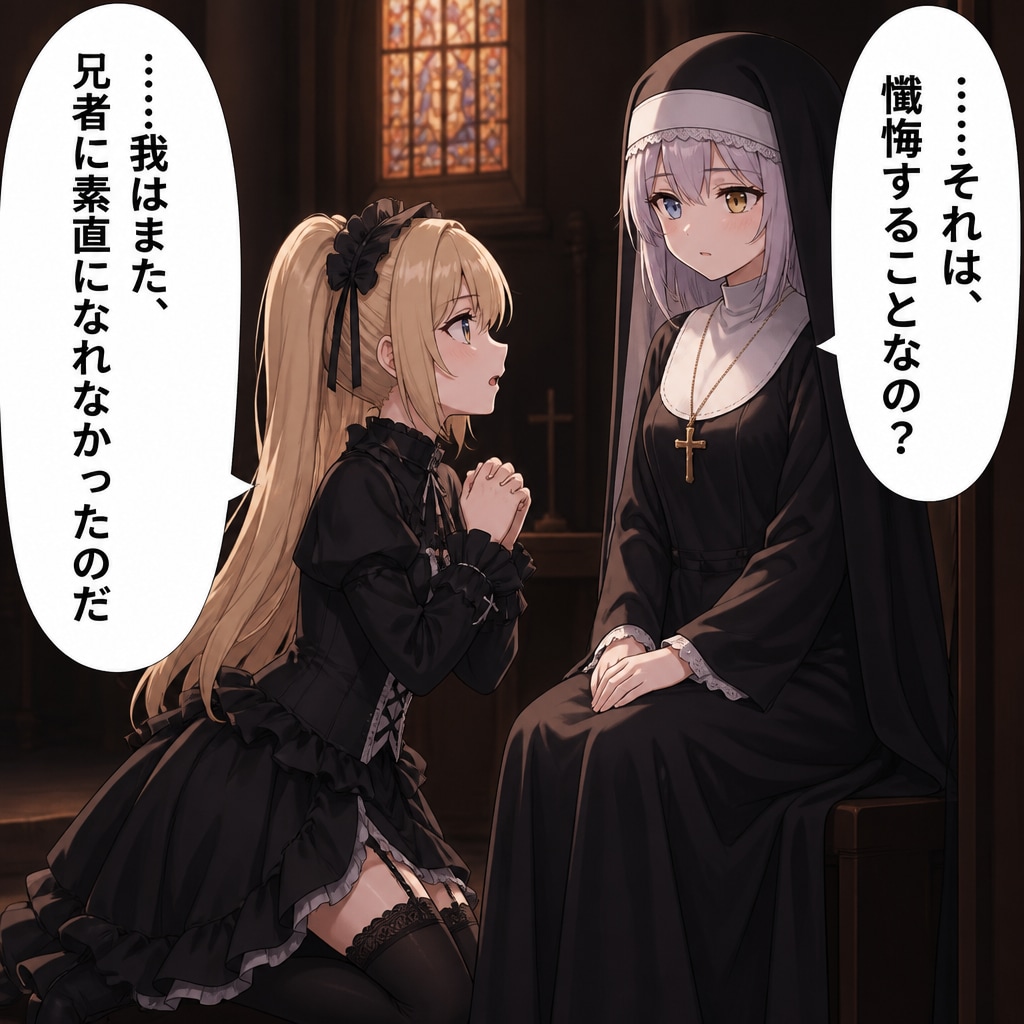 黒い妹達の懺悔