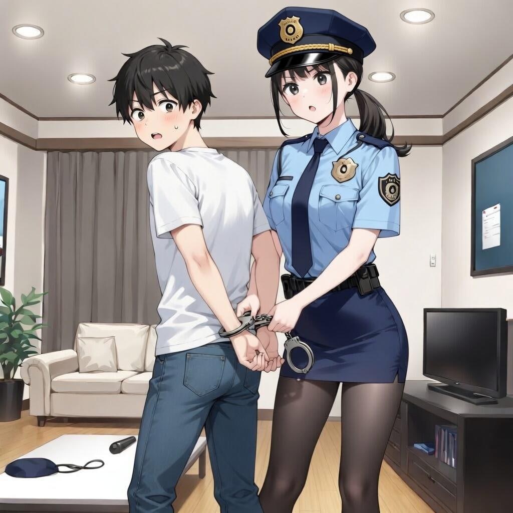 警官コスプレ