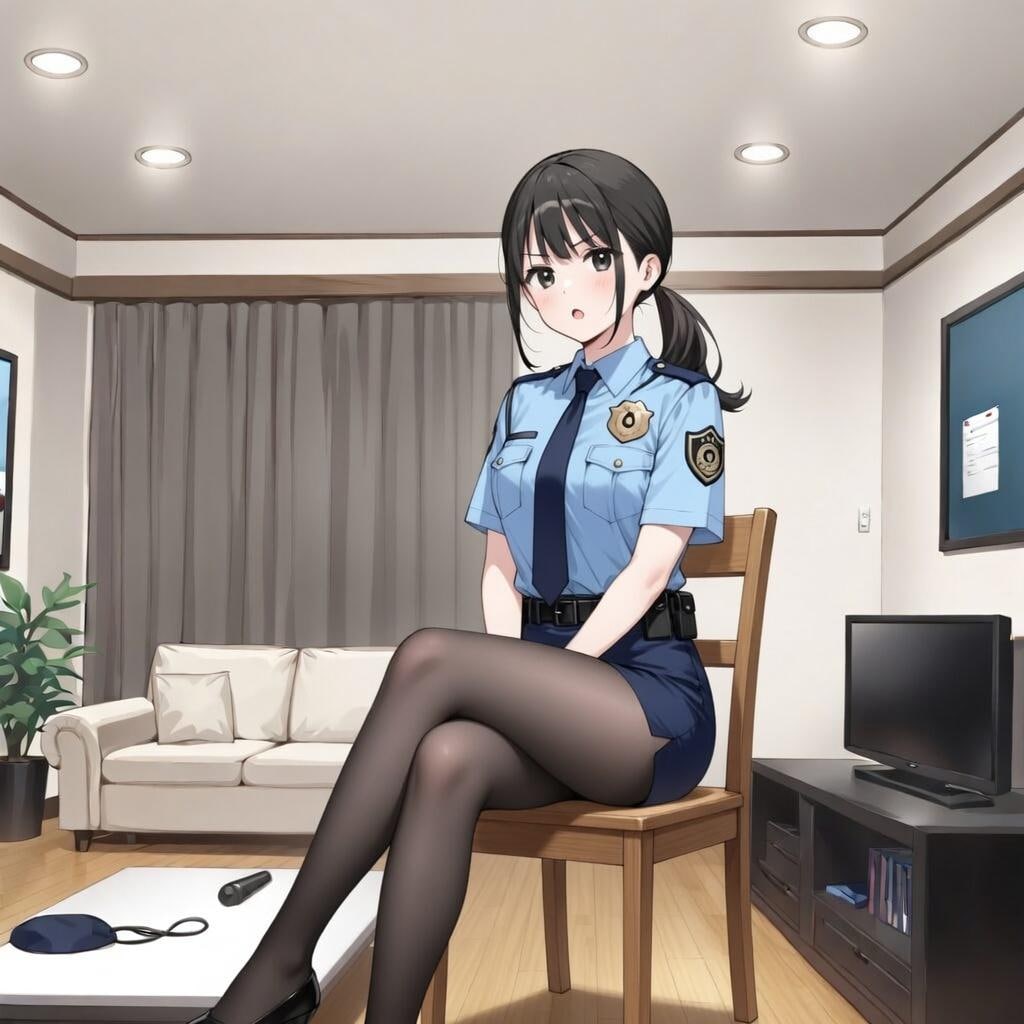 警官コスプレ