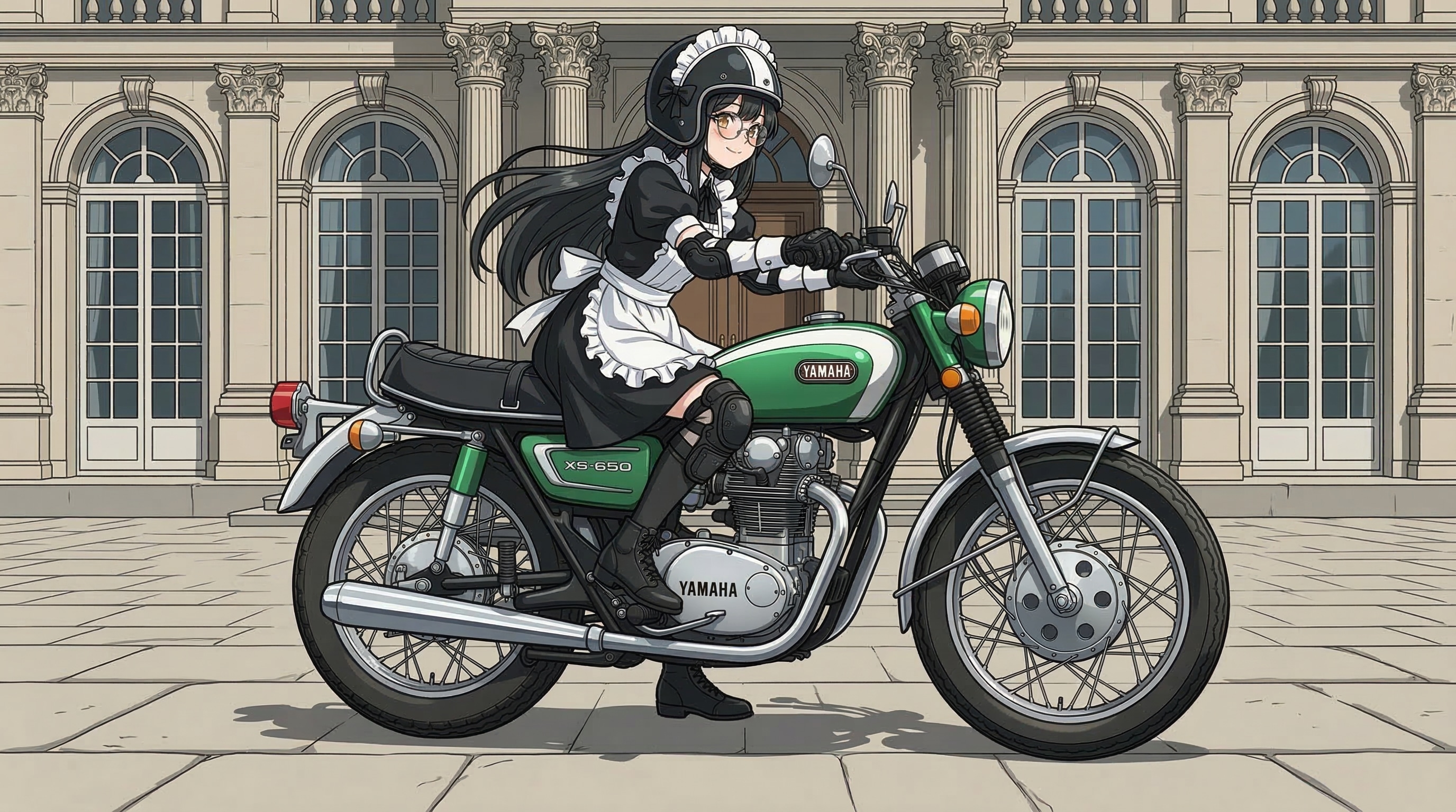 <うちの子ちゃん>Maid Rider | の人気AIイラスト・グラビア