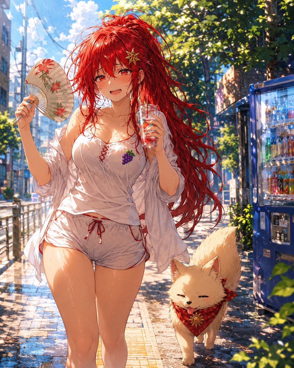 真夏の朝☀️｡°