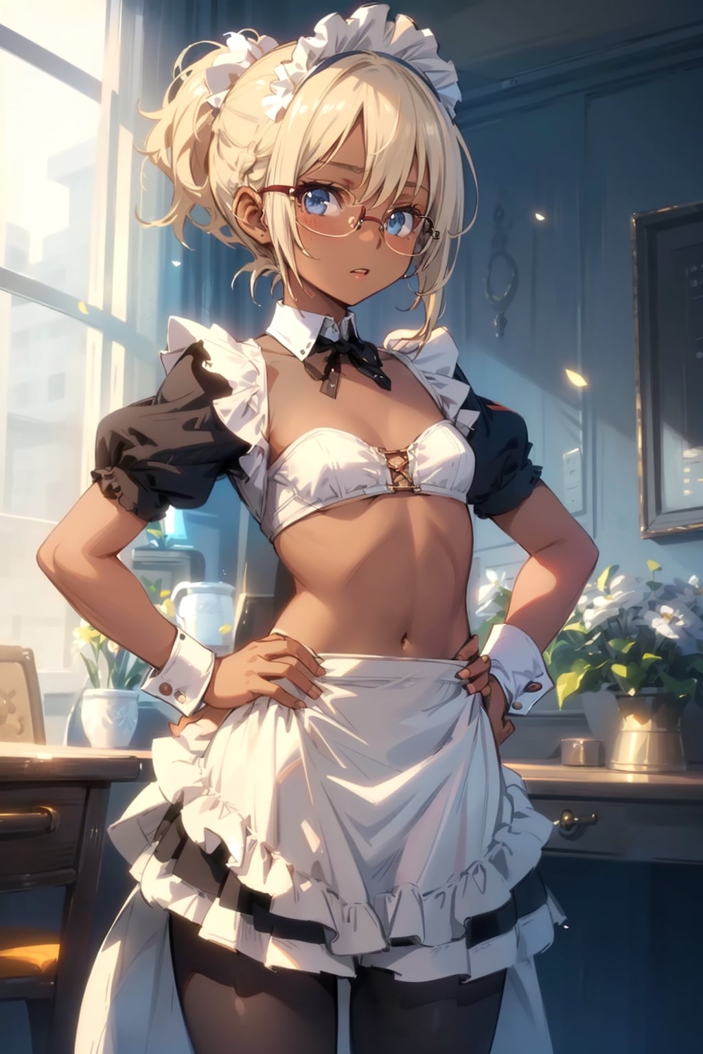 メイドの眼鏡っ娘