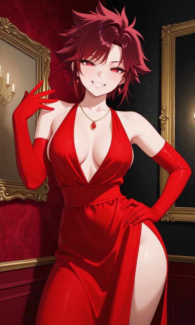 赤いお嬢様