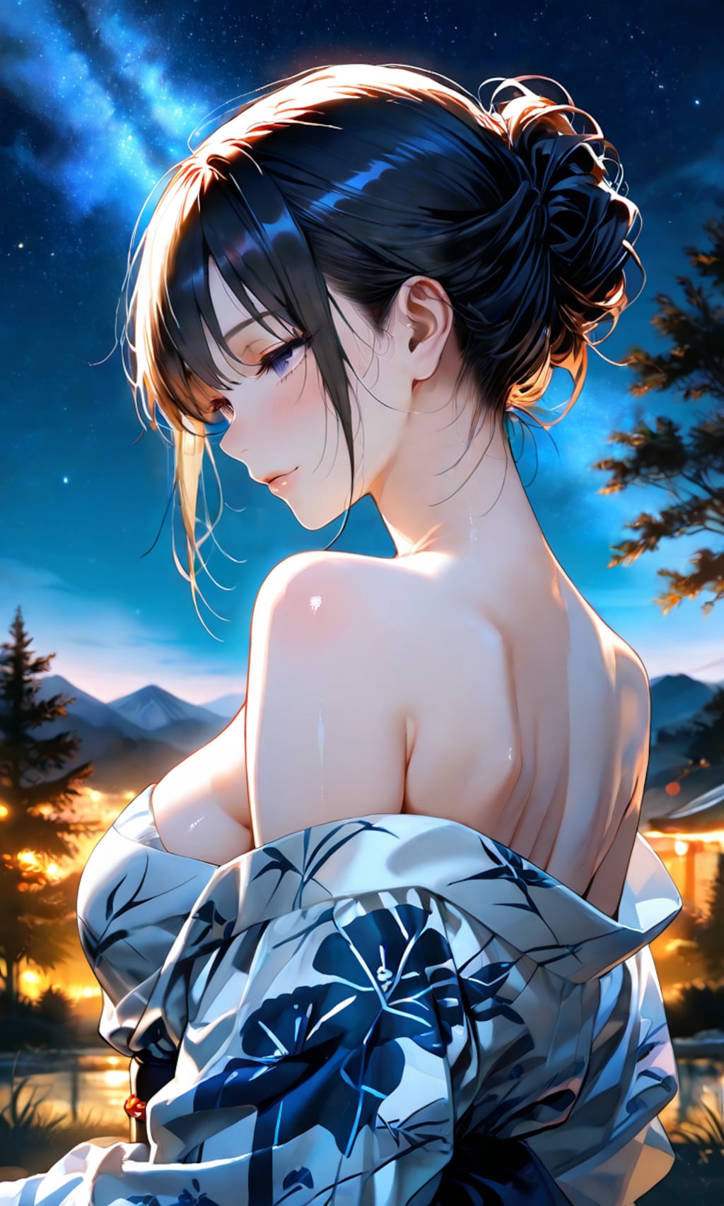 夏の夜に出会った年上の色香