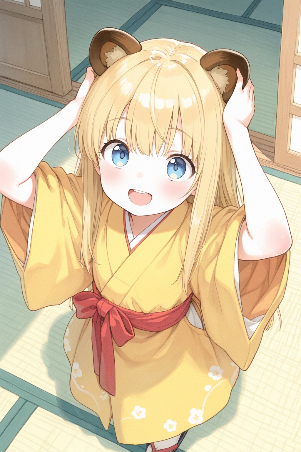 [がぞうどうぞ]たぬ耳あったー♪
