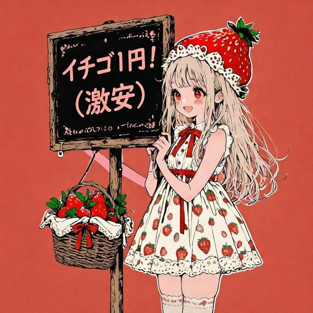 イチゴ１円！