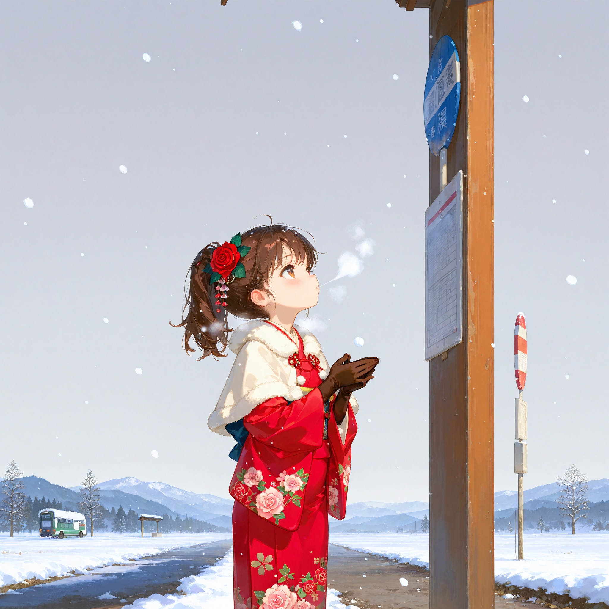 バス待ち