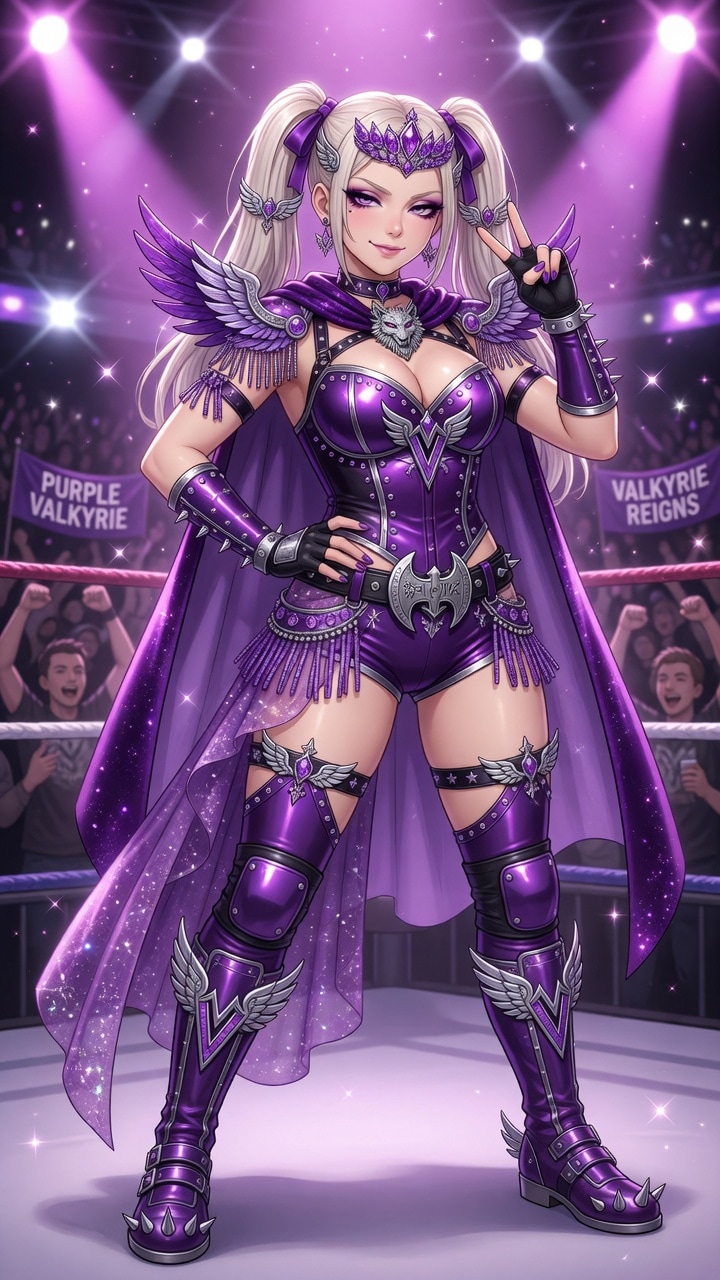パープル・ヴァルキリー | の人気AIイラスト・グラビア
