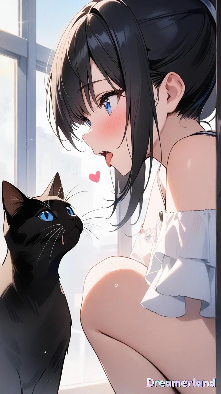 0613-16クロネコと少女