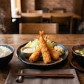 摩訶不思議食堂のエビフライ膳 2枚目