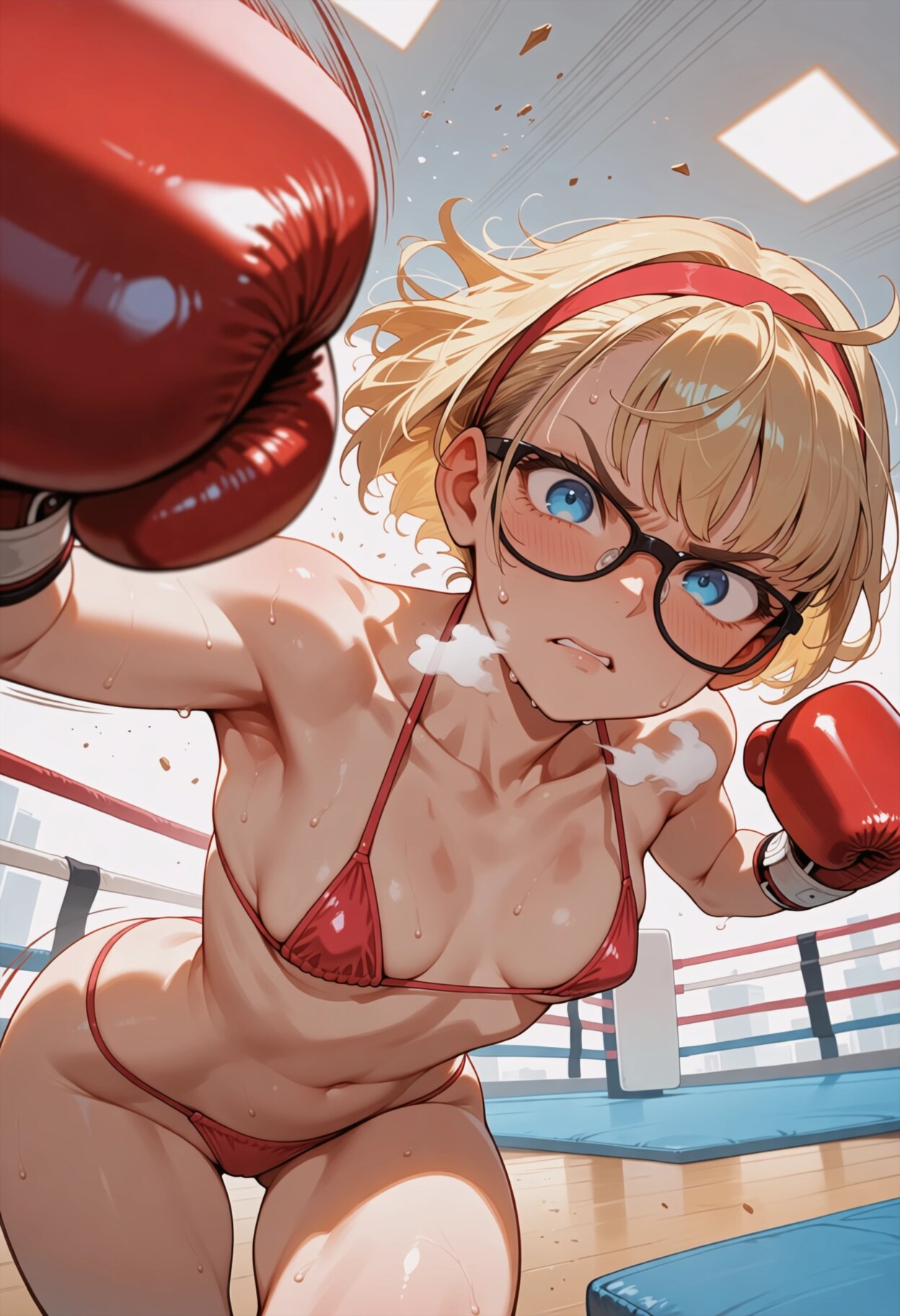 くらえっ、怒りの鉄拳！