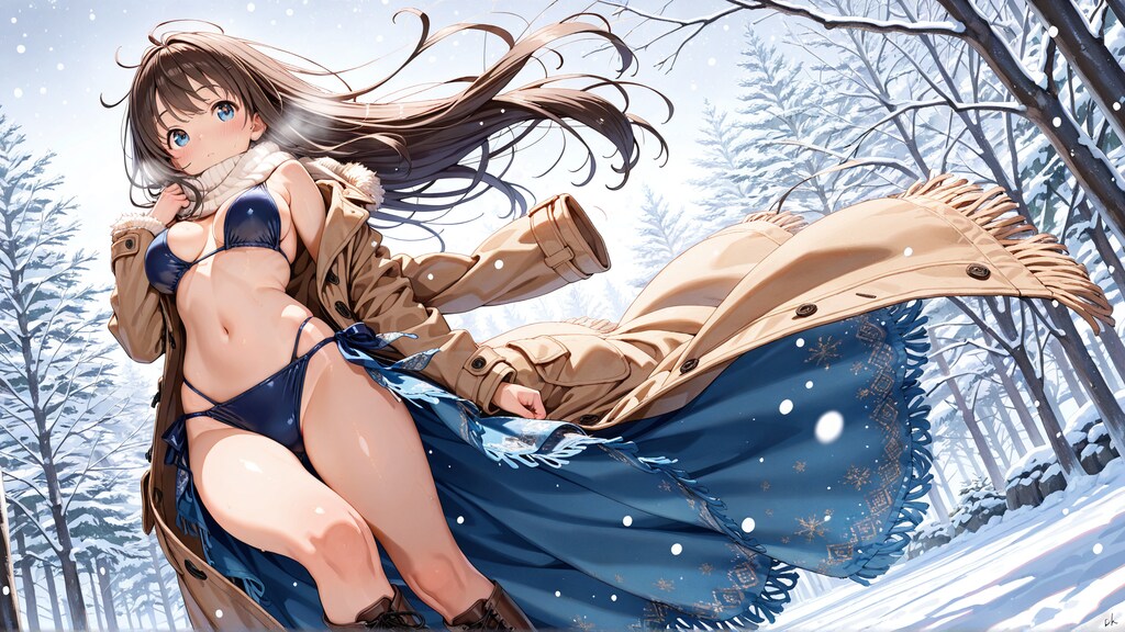 冬の水着 1