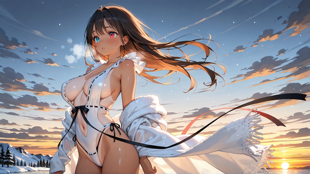 冬の水着 1