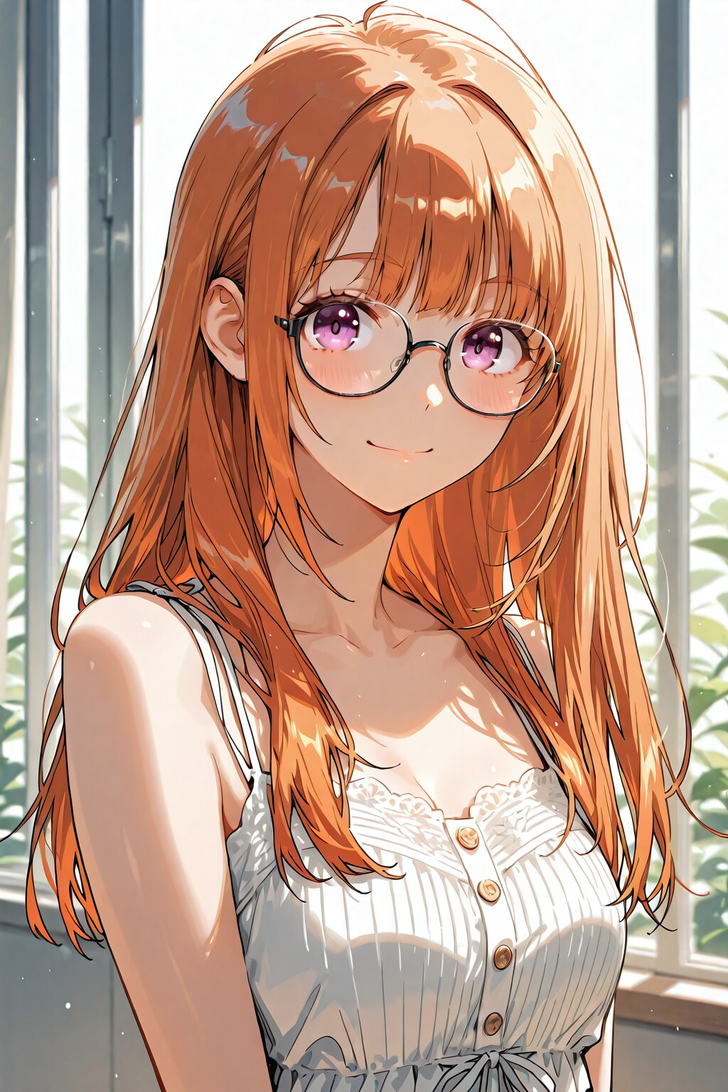 メガネ美少女