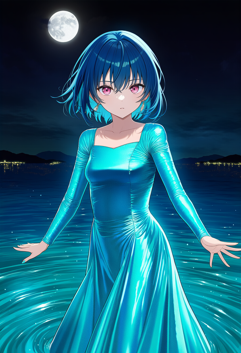 海の精霊となった「かおりちゃん」　水ドレス