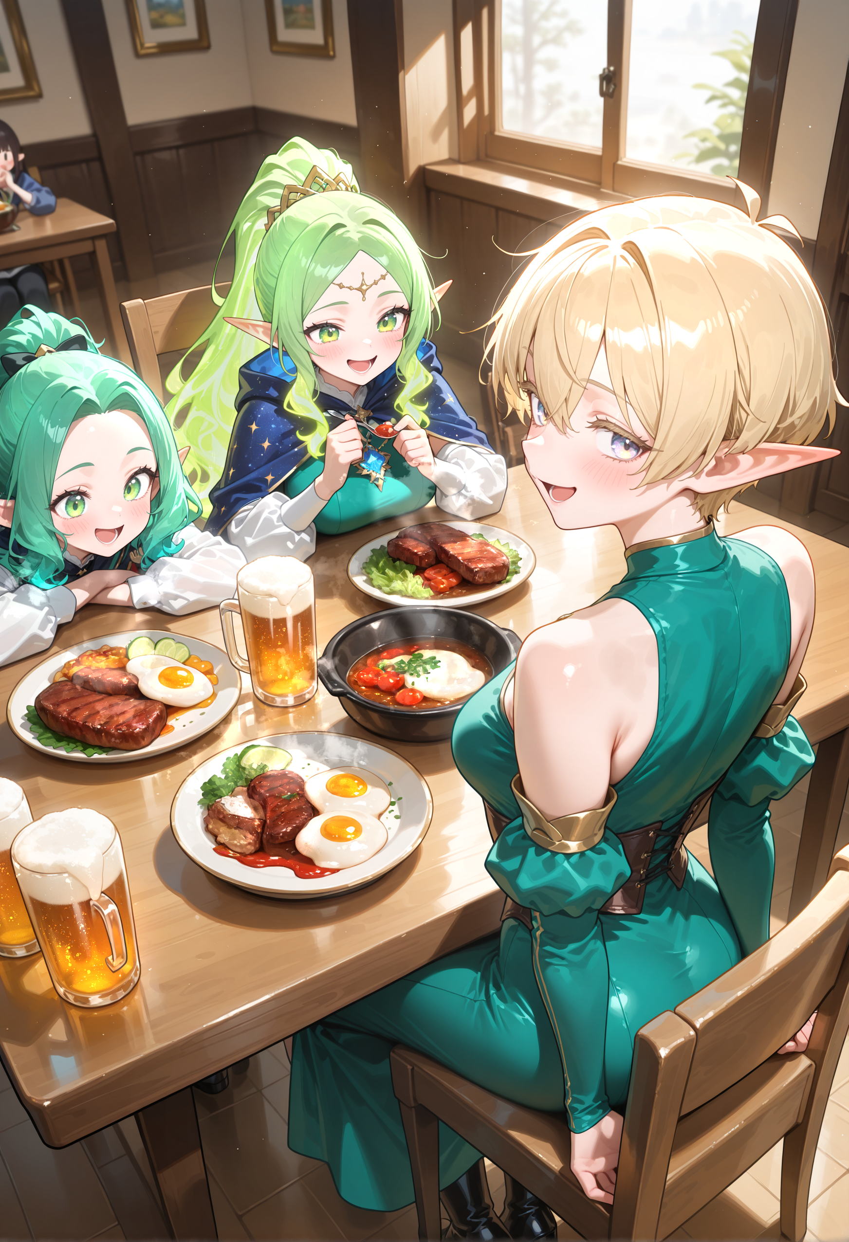 お昼のエルフ 2025.5.16 | の人気AIイラスト・グラビア