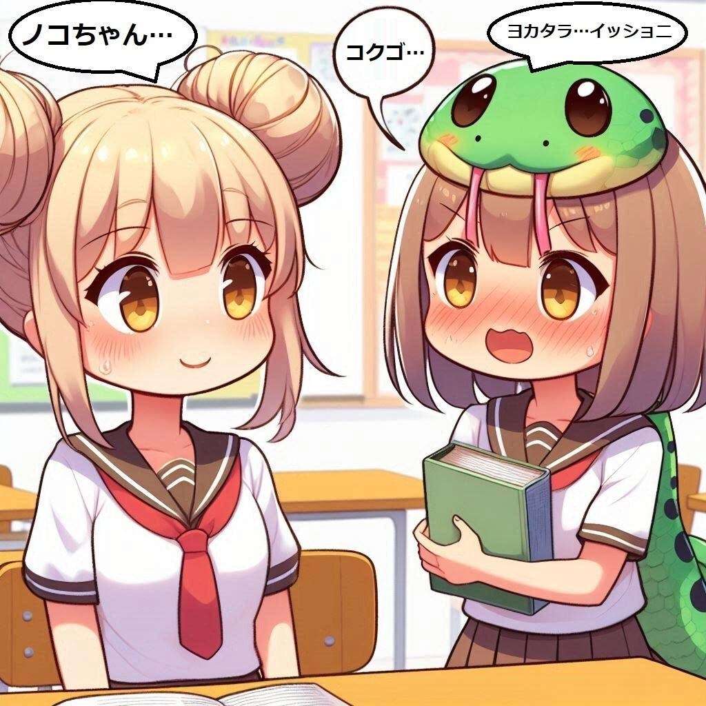 ノコと金団子 照れまくり編