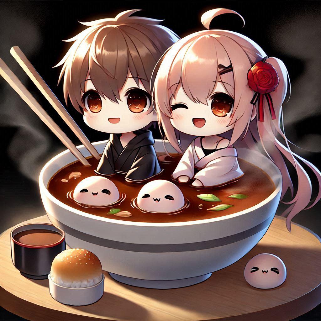 夫婦善哉 | の人気AIイラスト・グラビア