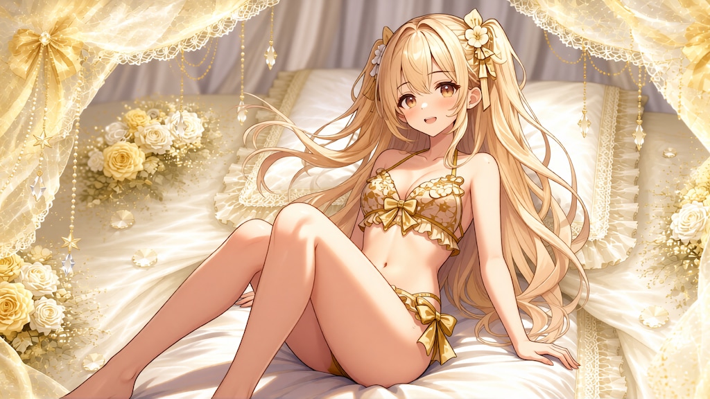 金髪少女と水着　その14-7