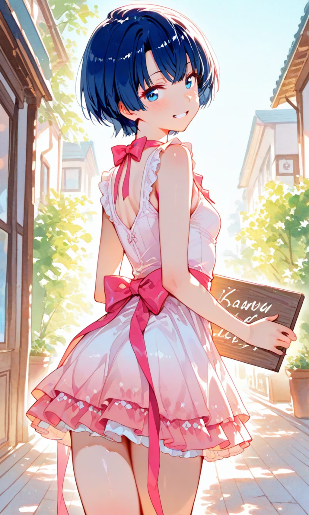 看板娘だ柑菜ちゃん