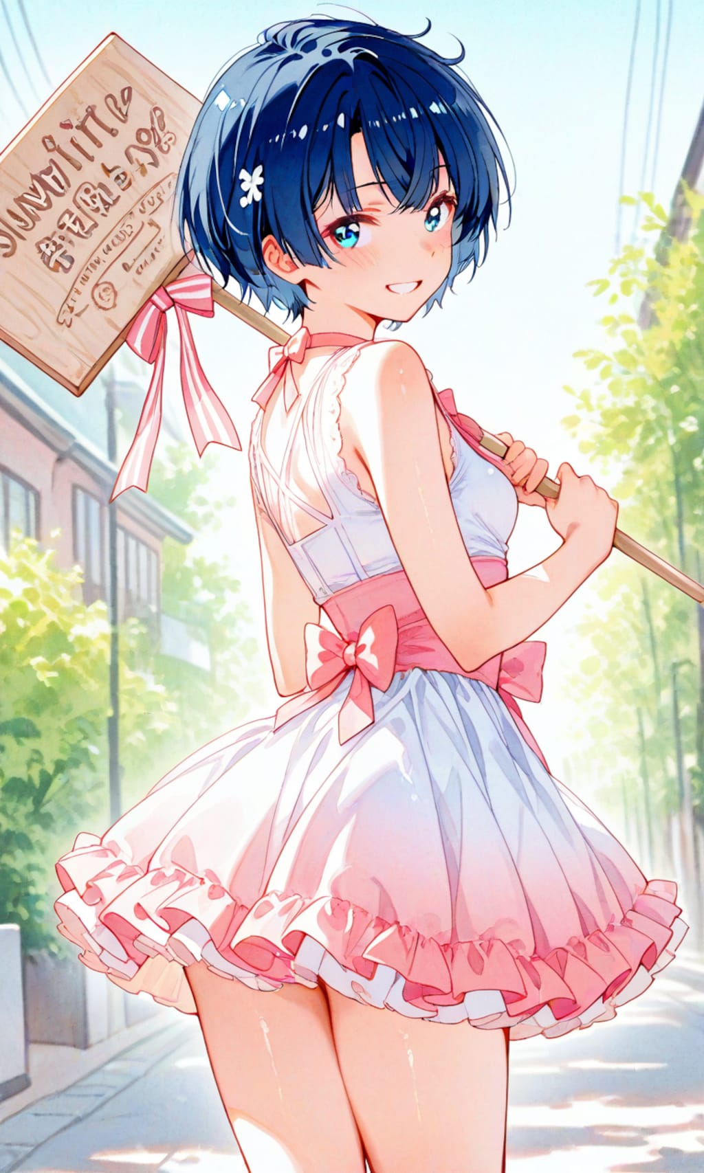 看板娘だ柑菜ちゃん