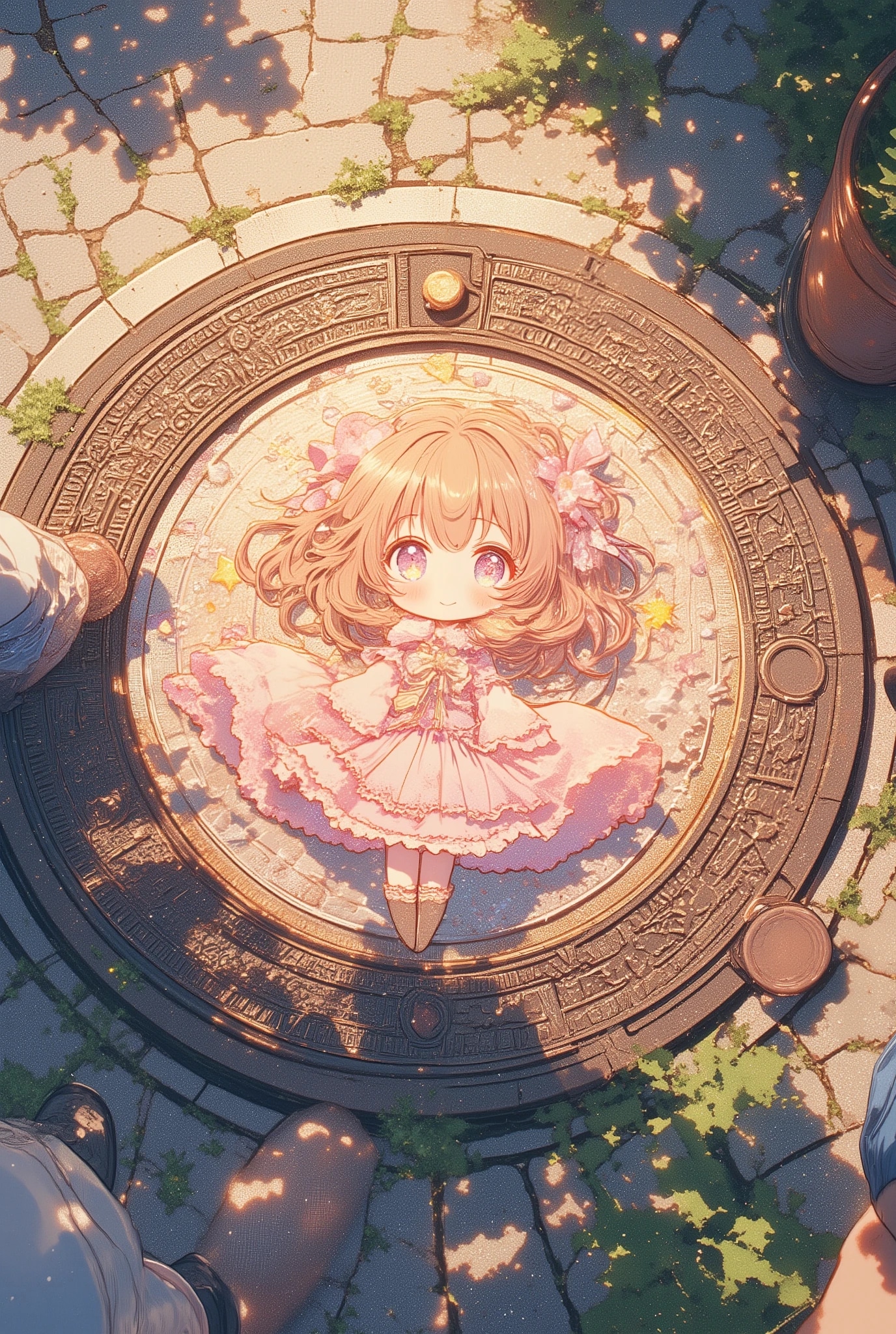 フリフリちゃんのマンホール