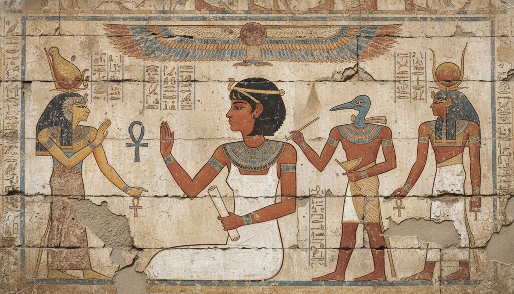 壁画に登場するリケジョ