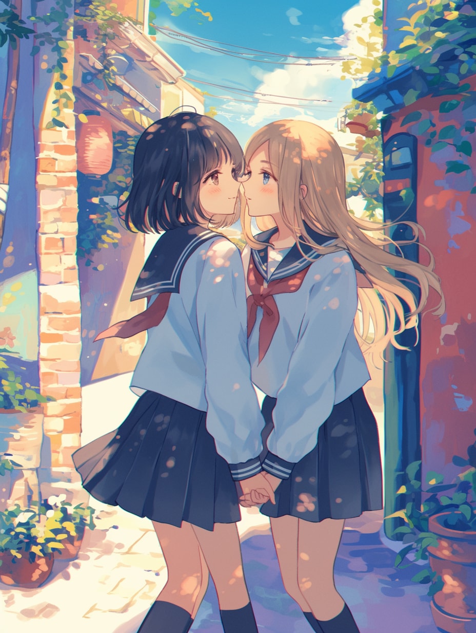 キスしたい二人のJK206