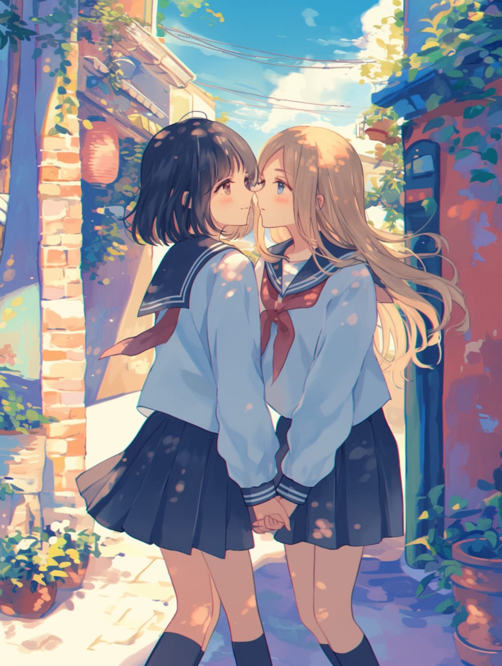 キスしたい二人のJK206