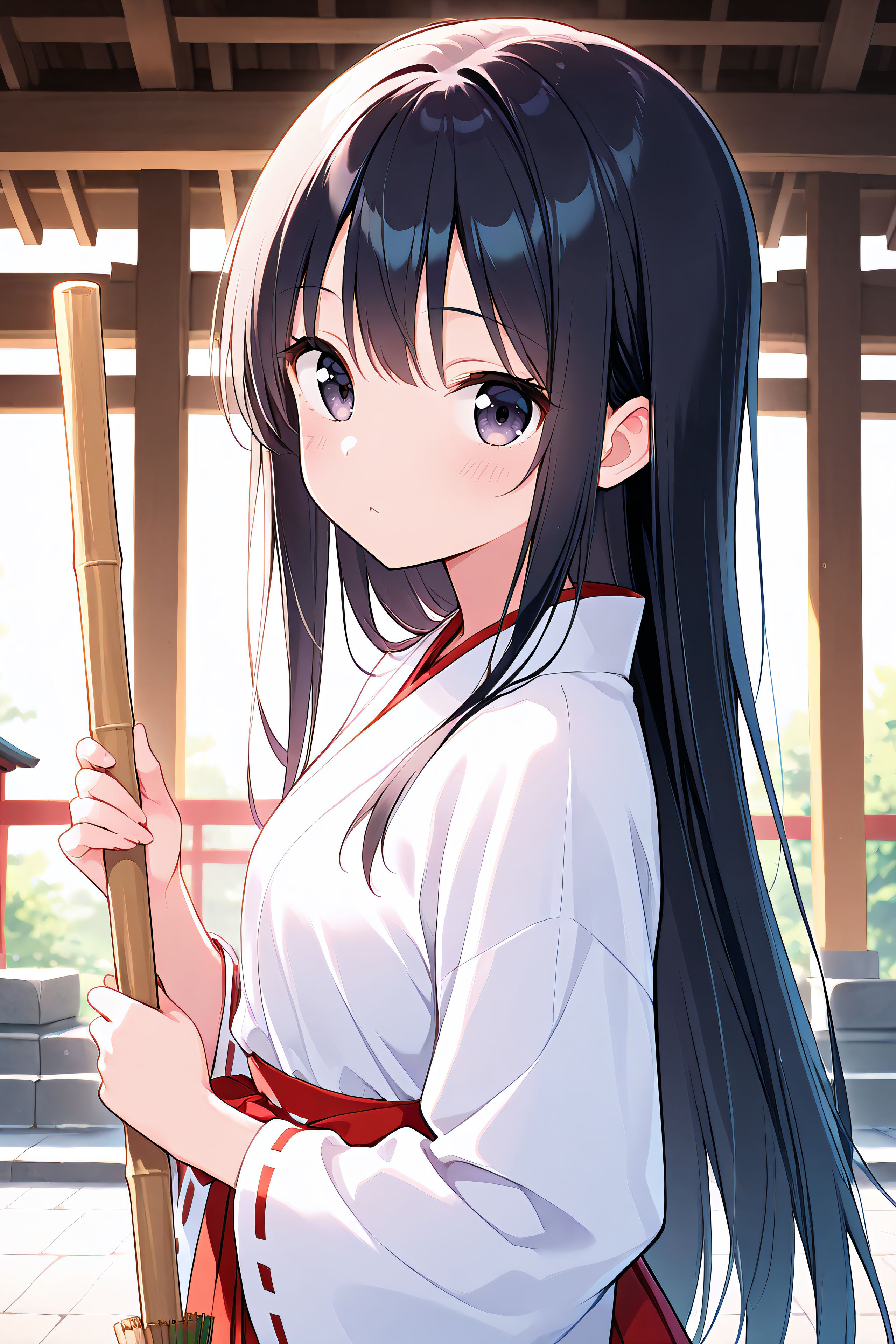 ベタだけど巫女さん | の人気AIイラスト・グラビア