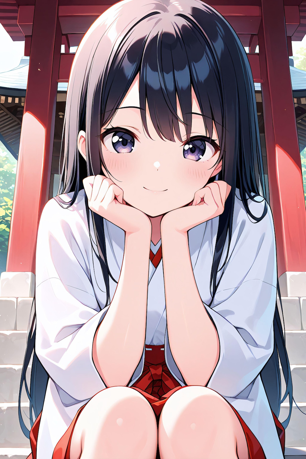 ベタだけど巫女さん