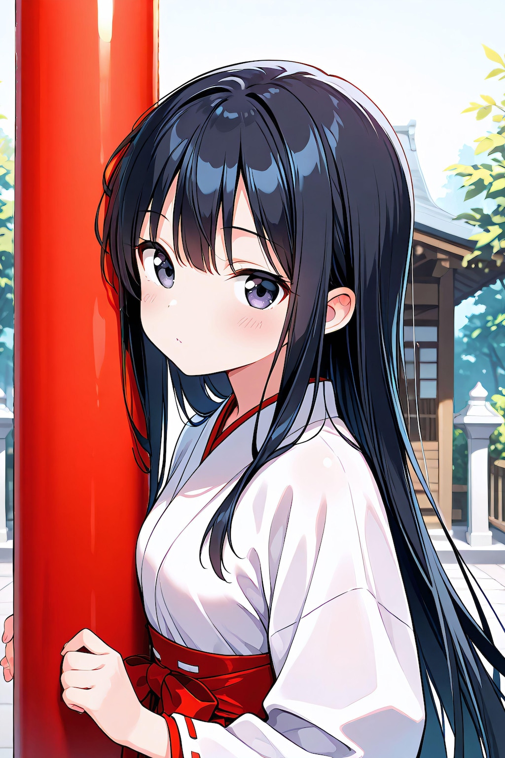 ベタだけど巫女さん