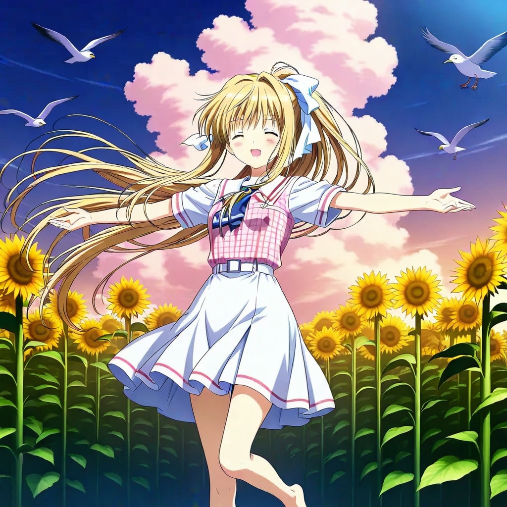 神尾観鈴（AIR）① | の人気AIイラスト・グラビア