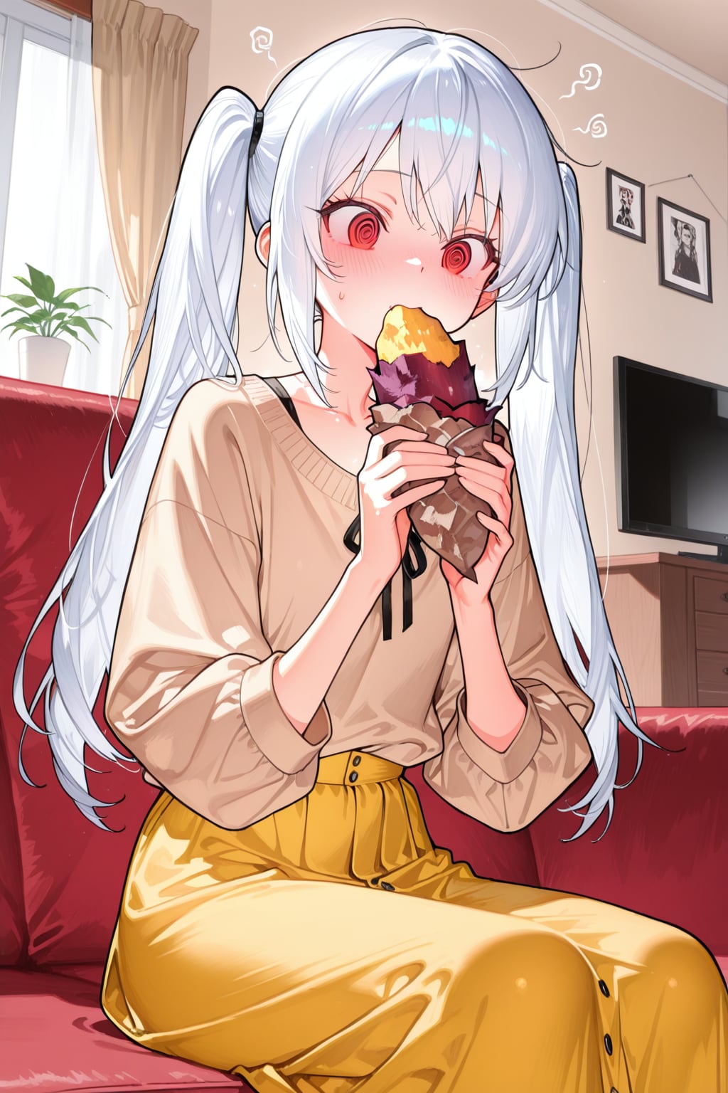 🍠と白髪ちゃん | の人気AIイラスト・グラビア