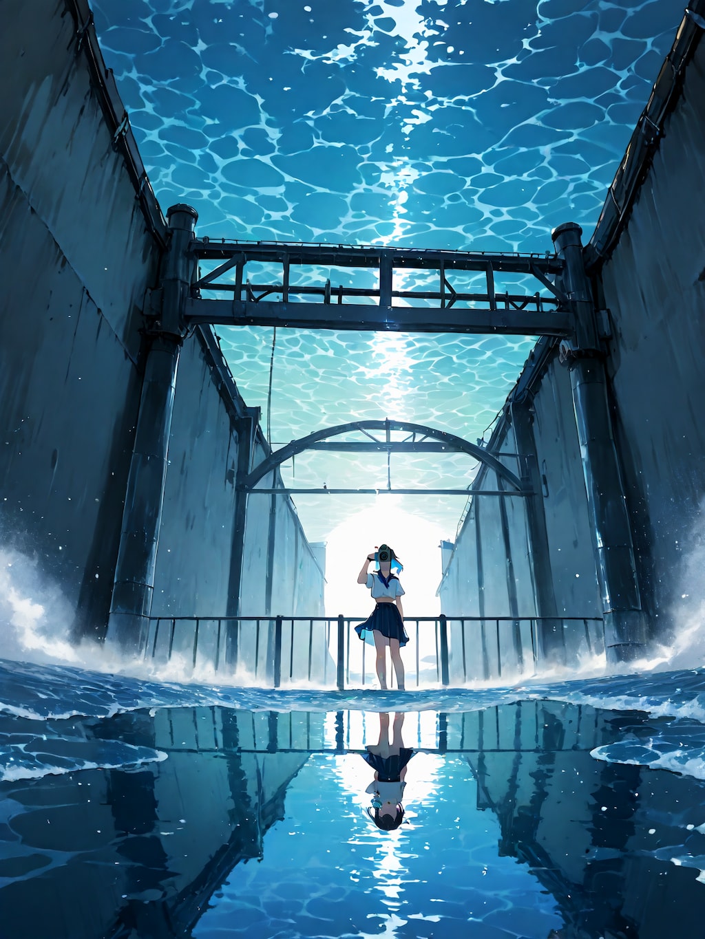 海辺の(魔)少女