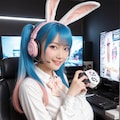 ふたなりゲーマーたち🐰🐱🐻 4枚目