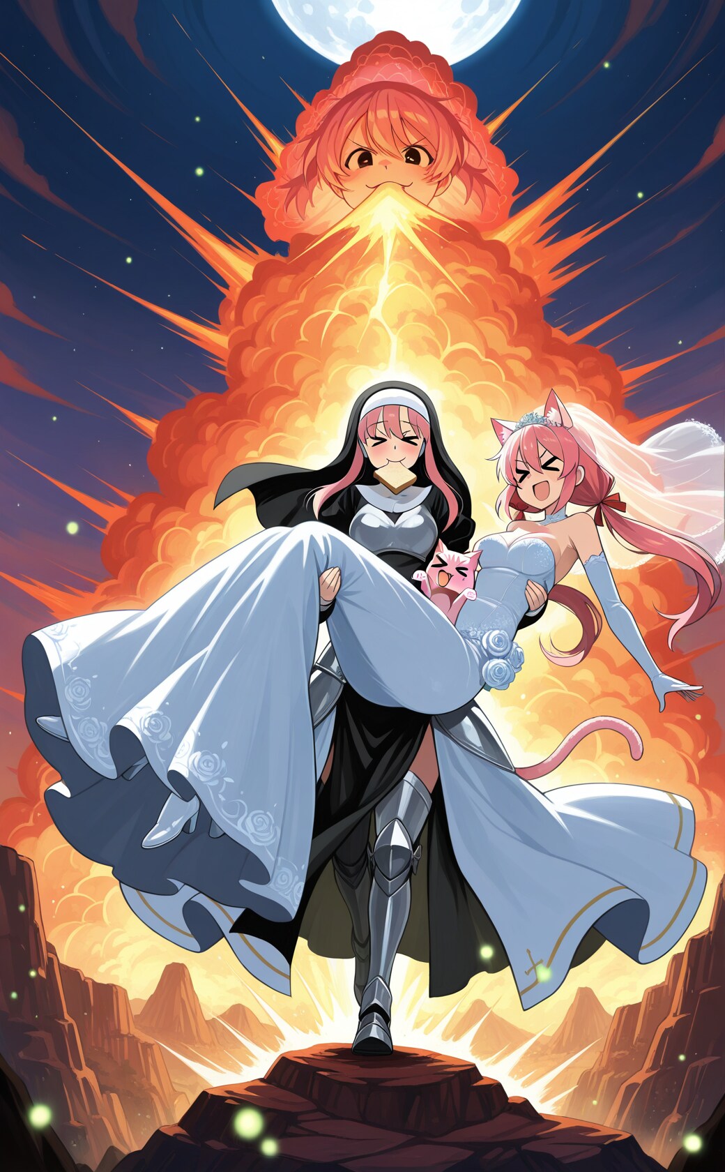 伝説の戦士なシスターの日常は蛍と月とジュンブラお姫様抱きで（以下略