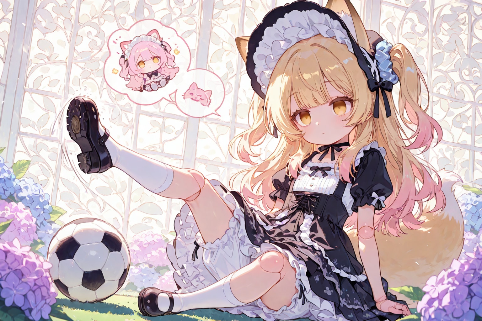 サッカーもミラちゃん