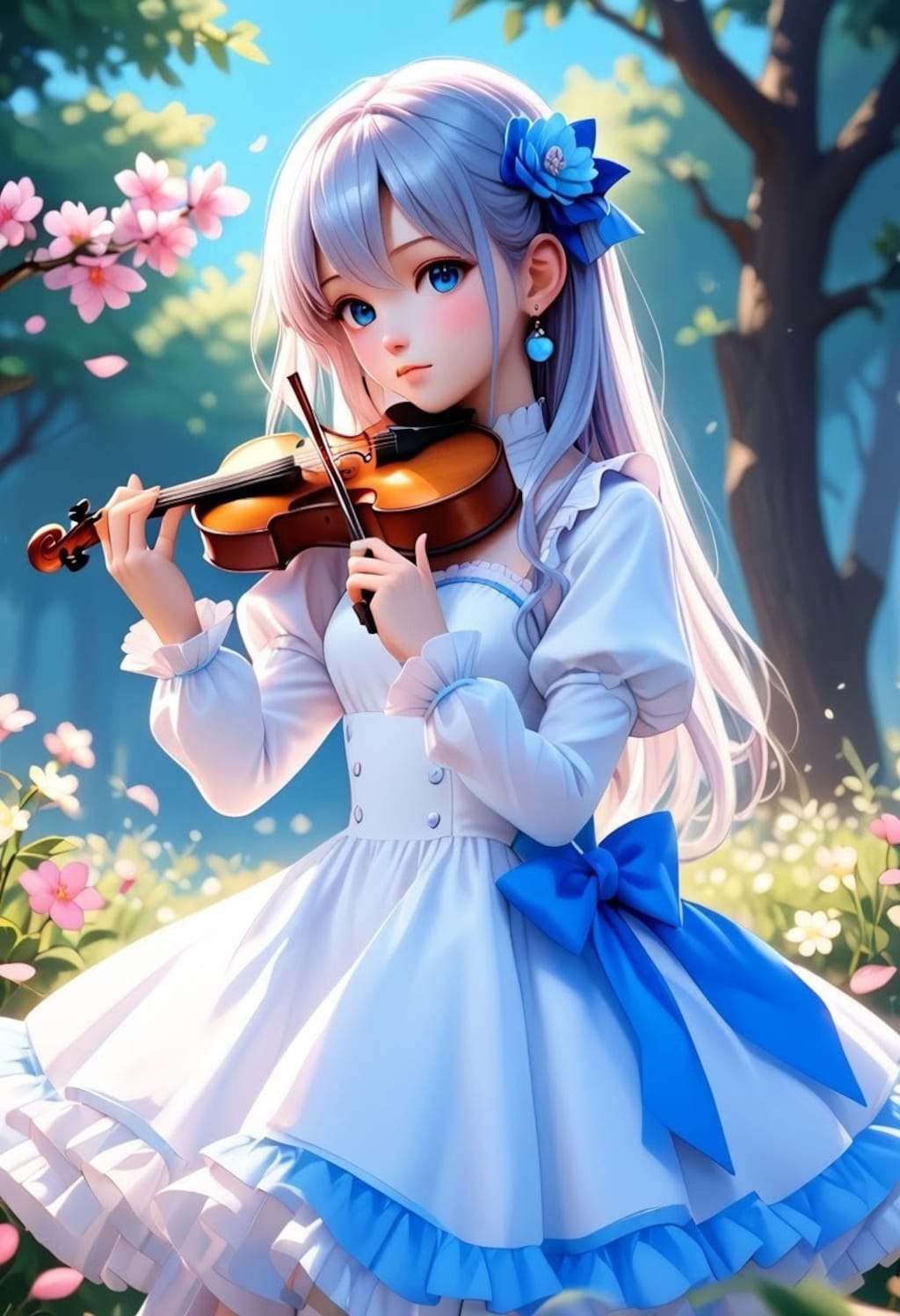 バイオリンを演奏できない。