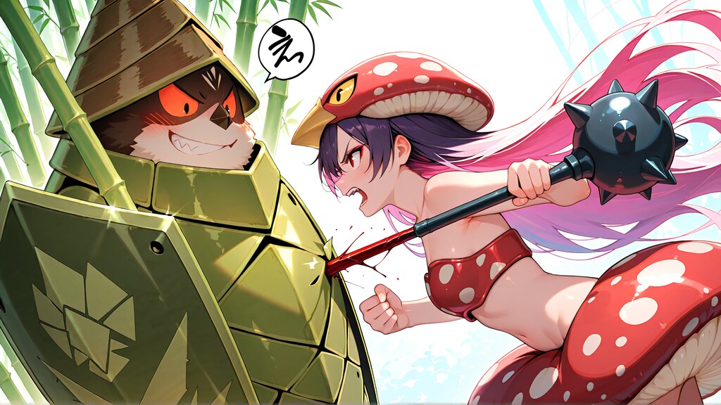 きのこ戦士 VS たけのこ戦士