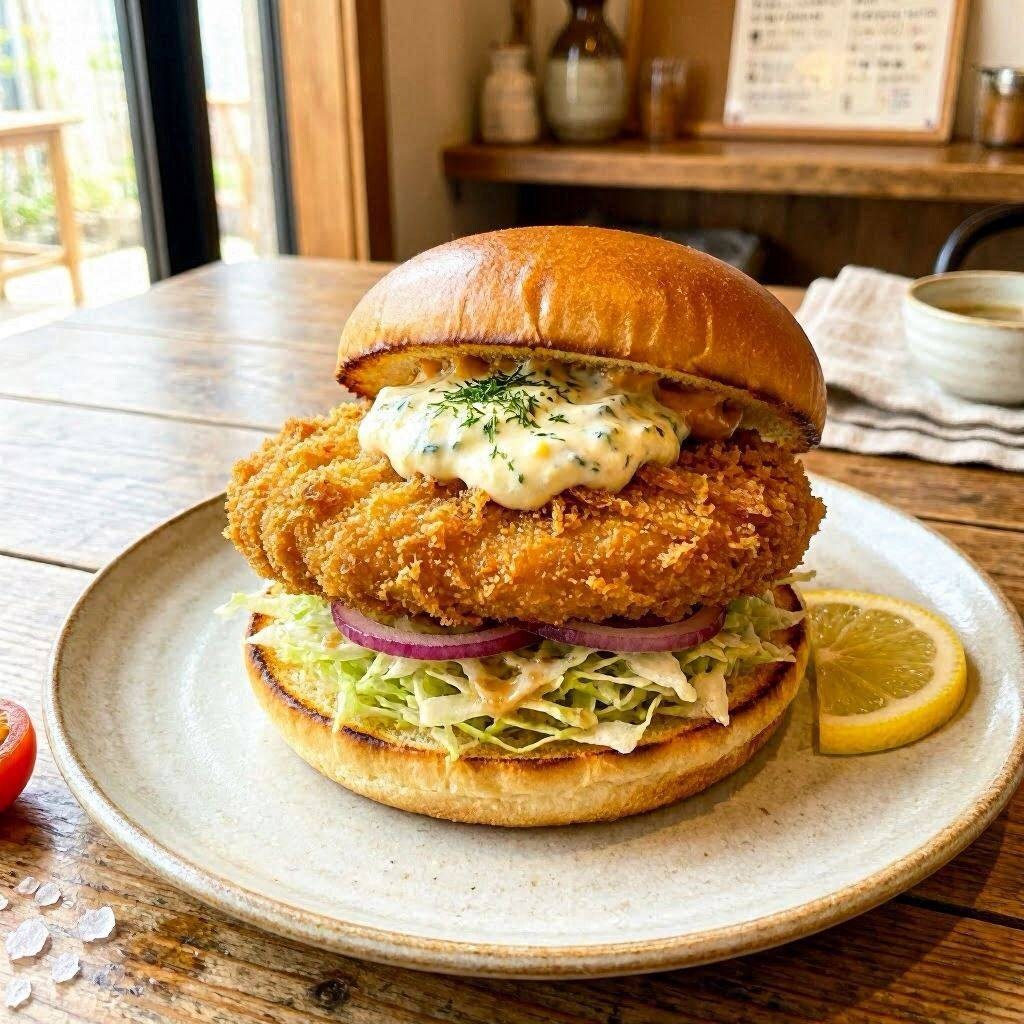 エビカツバーガー