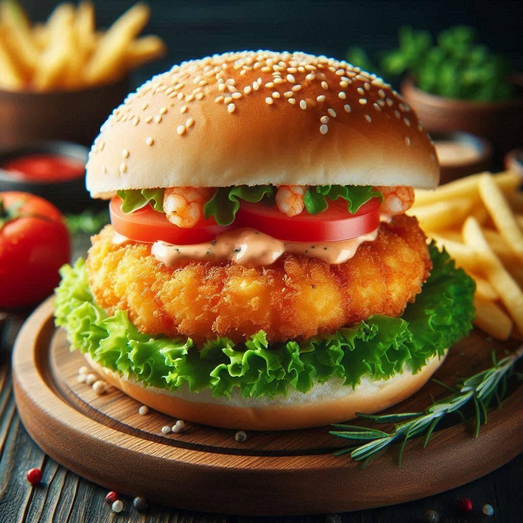 エビカツバーガー