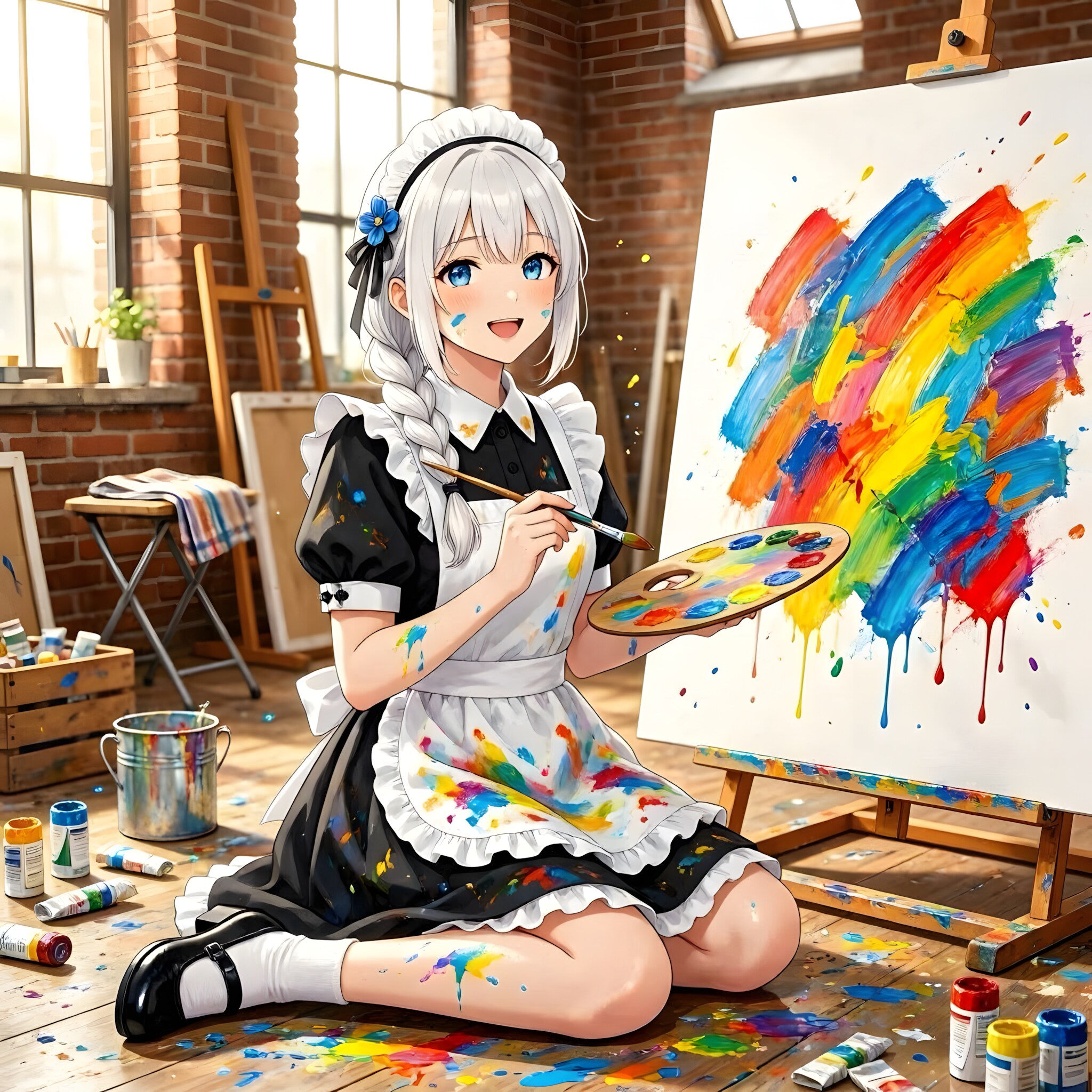DALLでアイコン愛華ちゃん