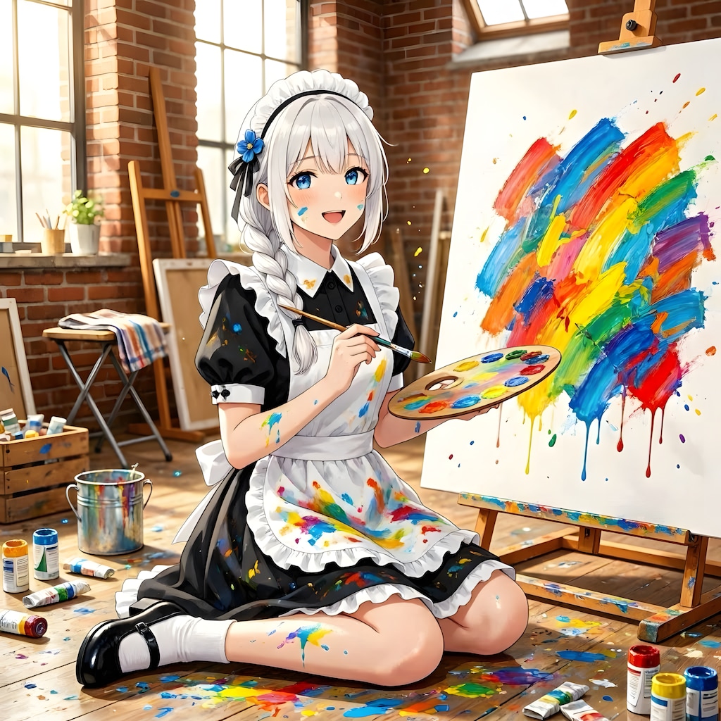 DALLでアイコン愛華ちゃん