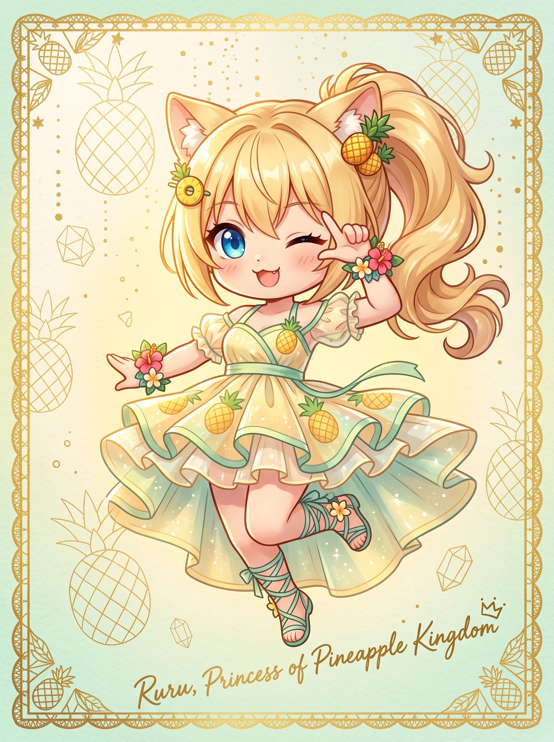 パイナップルプリンセス🍍 | の人気AIイラスト・グラビア