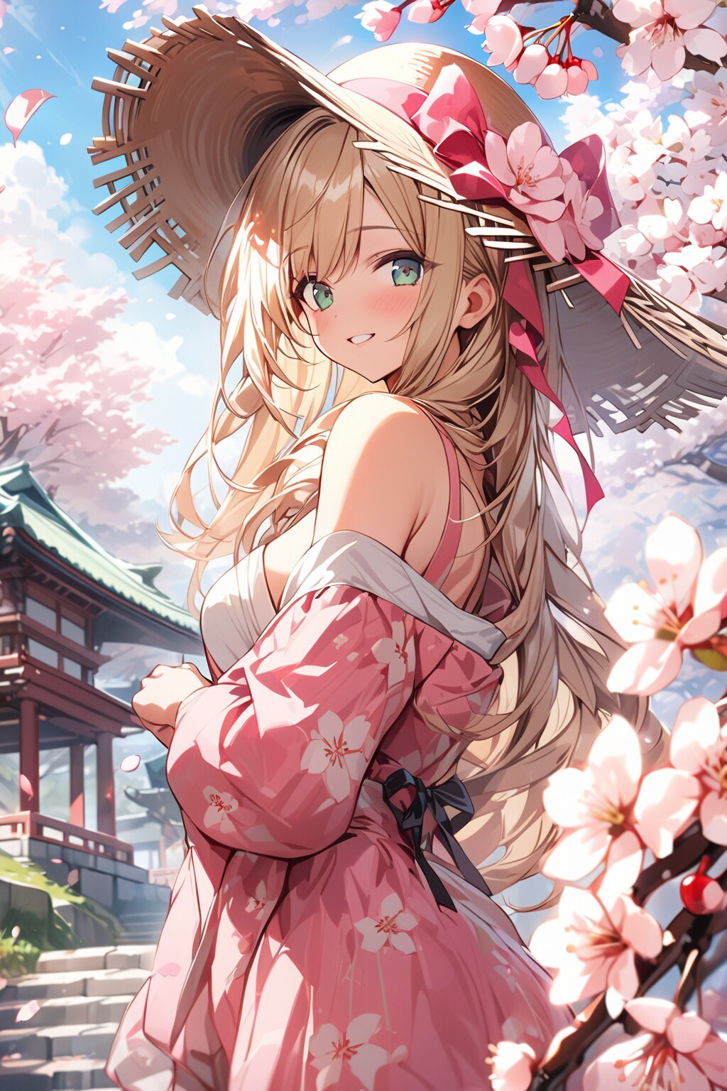 桜と笑顔 | の人気AIイラスト・グラビア