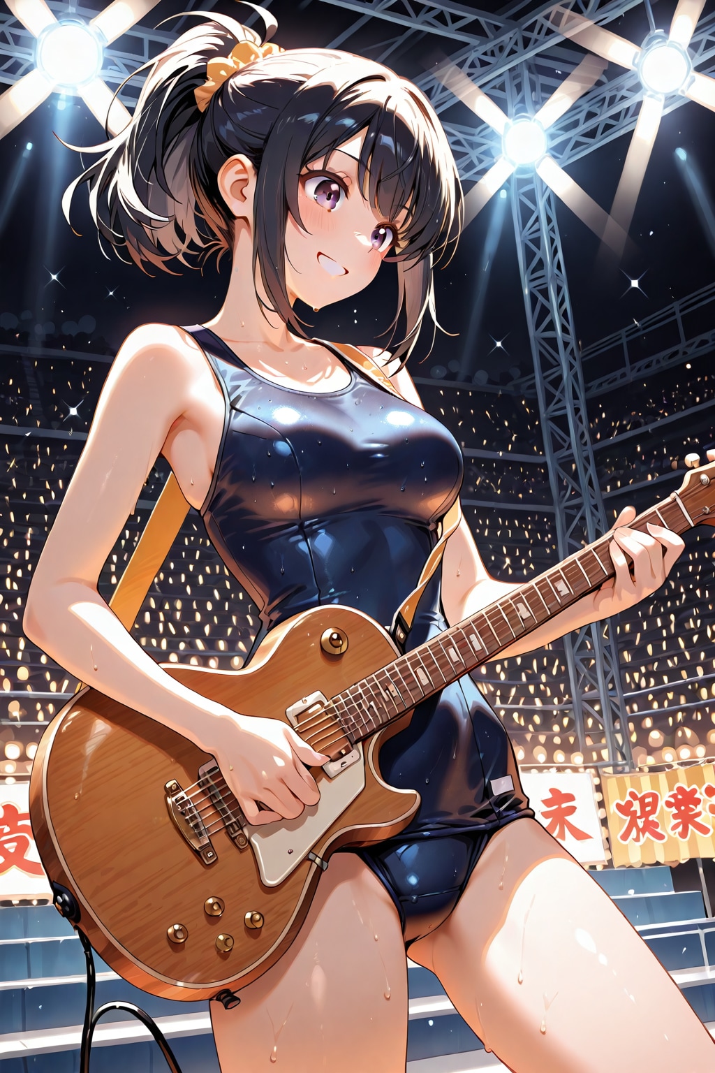 スク水でロックなバンド・ライブ！！