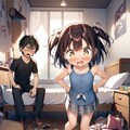 兄のあまりの汚部屋にキレ散らかす妹 2枚目